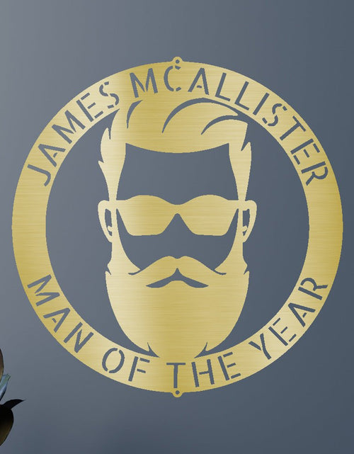 Load image into Gallery viewer, Manly Personalized Gifts - Custom Metal Sign