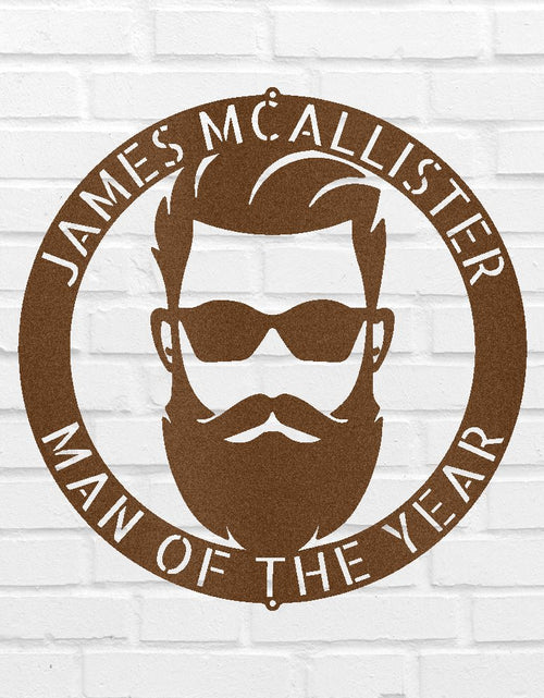 Load image into Gallery viewer, Manly Personalized Gifts - Custom Metal Sign