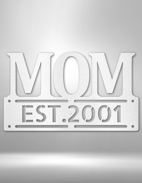 Load image into Gallery viewer, Personalized Mother’s Day Metal Sign - Custom Family Name Plaque for Mom