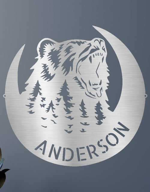 Load image into Gallery viewer, Roaring Bear Personalized Gifts - Custom Metal Sign