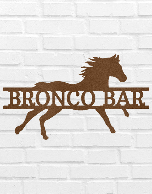 Load image into Gallery viewer, Sprinting Horse Personalized Gifts - Custom Metal Sign