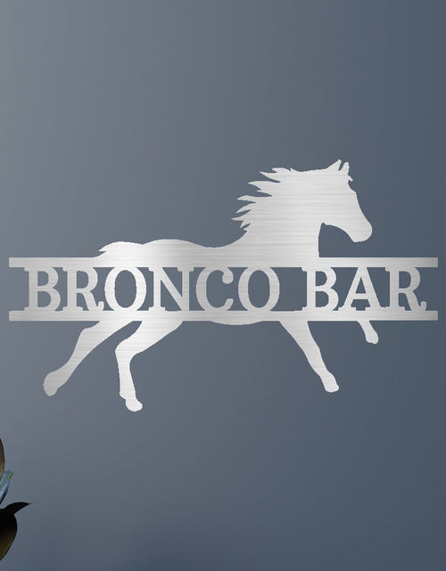 Load image into Gallery viewer, Sprinting Horse Personalized Gifts - Custom Metal Sign