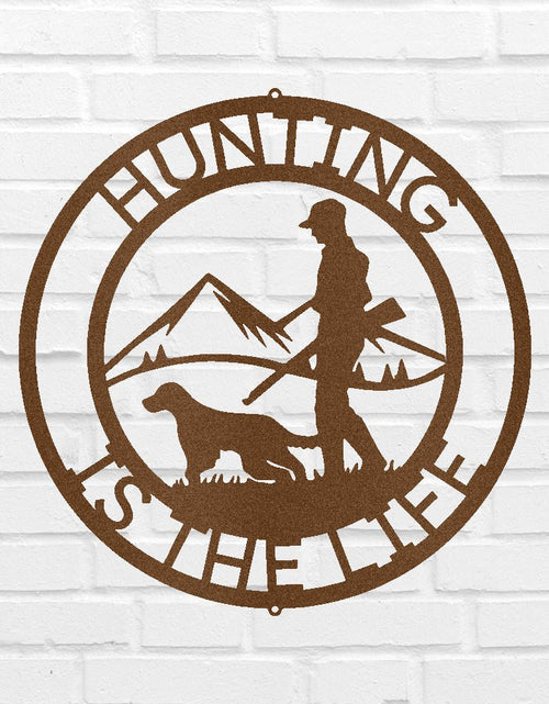 Load image into Gallery viewer, The Hunter Personalized Gifts - Custom Metal Sign