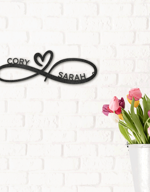 Load image into Gallery viewer, Wedding Gift Couples Personalized Gifts - Custom Metal Sign