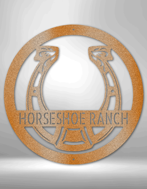 Load image into Gallery viewer, Wedding Gifts Personalized Gifts - Custom Metal Sign, Bridesmaid Present, Horse Owner, Housewarming Gifts