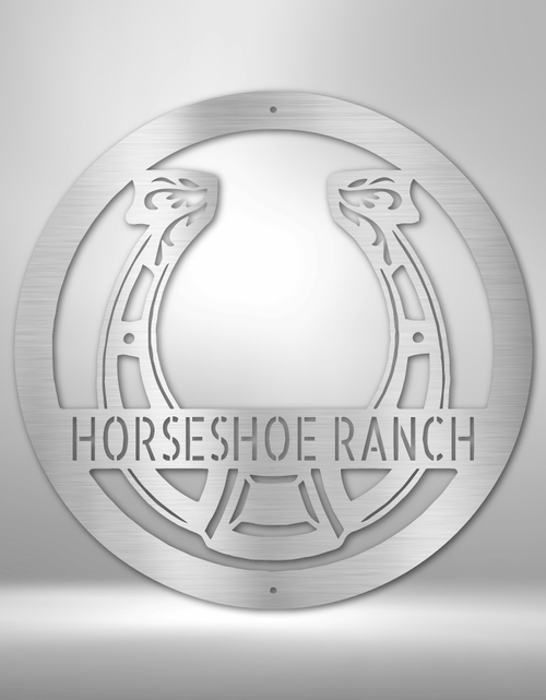 Load image into Gallery viewer, Wedding Gifts Personalized Gifts - Custom Metal Sign, Bridesmaid Present, Horse Owner, Housewarming Gifts