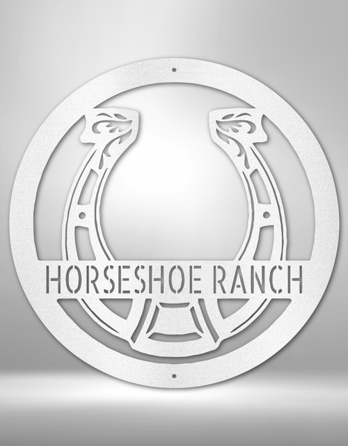 Load image into Gallery viewer, Wedding Gifts Personalized Gifts - Custom Metal Sign, Bridesmaid Present, Horse Owner, Housewarming Gifts