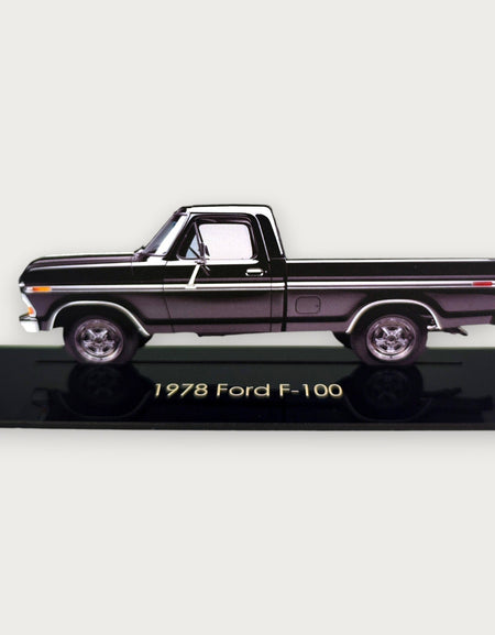 1978 Ford F-100 (1) Metal Araba Duvar Sanatı, Renkli 2D Pres Döküm Araba Dekoru, Siluet Metal Duvar Sanatı, Araba Severler İçin Hediye, Ayrıntılı Renkli Metal Araba