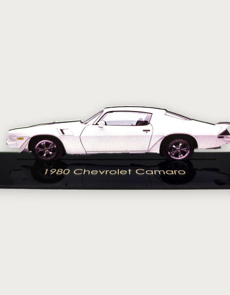 1980 Chevrolet Camaro (2) Metal Araba Duvar Sanatı, Renkli 2D Pres Döküm Araba Dekoru, Siluet Metal Duvar Sanatı, Araba Severler İçin Hediye, Ayrıntılı Renkli Metal Araba