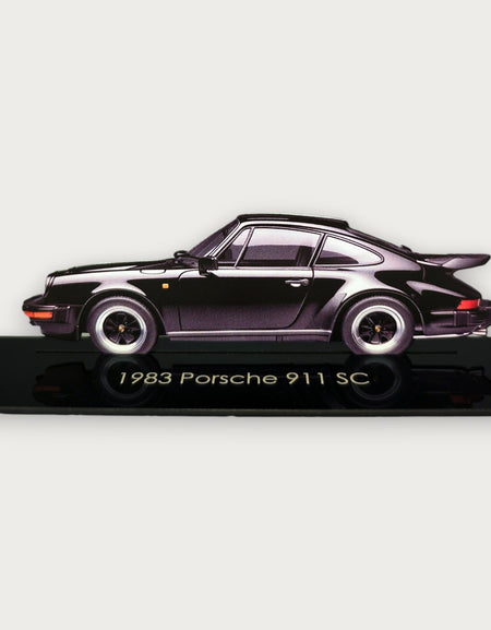 1983 Porsche 911 SC (1) Metal Araba Duvar Sanatı, Renkli 2D Pres Döküm Araba Dekoru, Siluet Metal Duvar Sanatı, Araba Severler İçin Hediye, Ayrıntılı Renkli Metal Araba