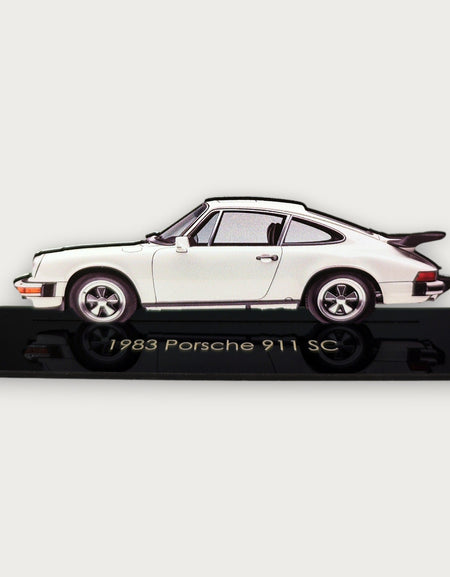 1983 Porsche 911 SC (2) Metal Car Wall Art, Color 2D Diecast Car Decor, Silhouette Metal Wall Art, Gift For Car Lovers, Detailed Color Metal Car