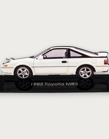 1985 Toyota MR2 (2) Metal Araba Duvar Sanatı, Renkli 2D Pres Döküm Araba Dekoru, Siluet Metal Duvar Sanatı, Araba Severler İçin Hediye, Ayrıntılı Renkli Metal Araba