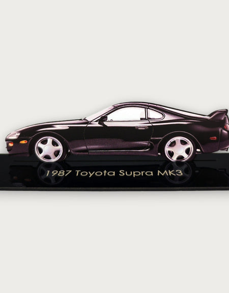 1987 Toyota Supra MK3 (1) Metal Araba Duvar Sanatı, Renkli 2D Pres Döküm Araba Dekoru, Siluet Metal Duvar Sanatı, Araba Severler İçin Hediye, Ayrıntılı Renkli Metal Araba