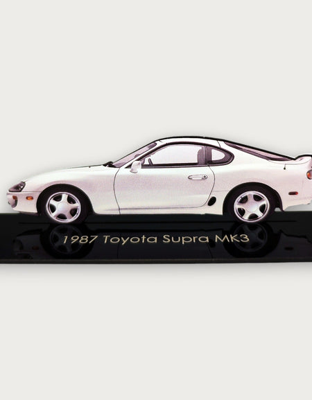 1987 Toyota Supra MK3 (2) Metal Araba Duvar Sanatı, Renkli 2D Pres Döküm Araba Dekoru, Siluet Metal Duvar Sanatı, Araba Severler İçin Hediye, Ayrıntılı Renkli Metal Araba