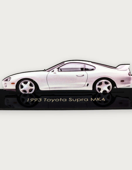 1993 Toyota Supra MK4 (2) Metal Araba Duvar Sanatı, Renkli 2D Pres Döküm Araba Dekoru, Siluet Metal Duvar Sanatı, Araba Severler İçin Hediye, Ayrıntılı Renkli Metal Araba