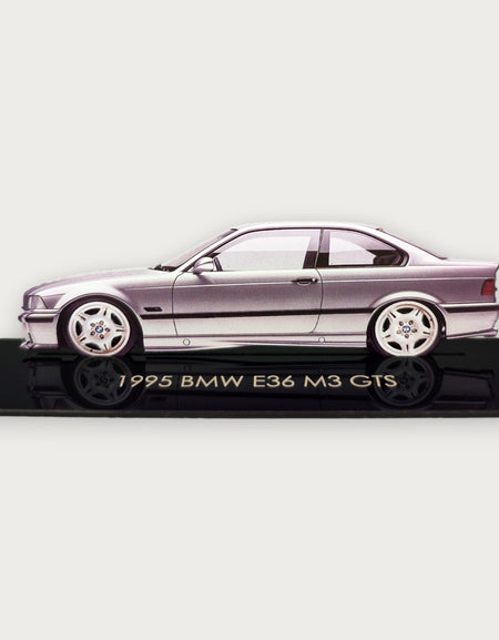 1995 BMW E36 M3 GTS (2) Metal Araba Duvar Sanatı, Renkli 2D Pres Döküm Araba Dekoru, Siluet Metal Duvar Sanatı, Araba Severler İçin Hediye, Ayrıntılı Renkli Metal Araba