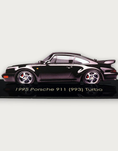 1995 Porsche 911 (993) Turbo (1) Metal Car Wall Art, Color 2D Diecast Car Decor, Silhouette Metal Wall Art, Gift For Car Lovers, Detailed Color Metal Car