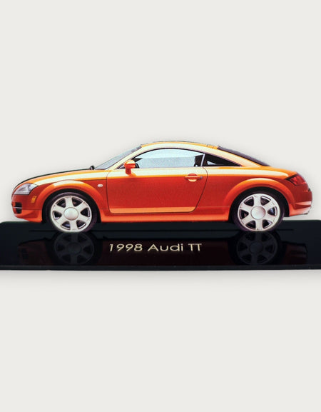 1998 Audi TT (2) Metal Araba Duvar Sanatı, Renkli 2D Pres Döküm Araba Dekoru, Siluet Metal Duvar Sanatı, Araba Severler İçin Hediye, Ayrıntılı Renkli Metal Araba
