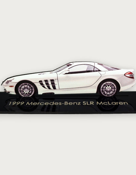 1999 Mercedes-Benz SLR McLaren (2) Metal Araba Duvar Sanatı, Renkli 2D Pres Döküm Araba Dekoru, Siluet Metal Duvar Sanatı, Araba Severler İçin Hediye, Ayrıntılı Renkli Metal Araba