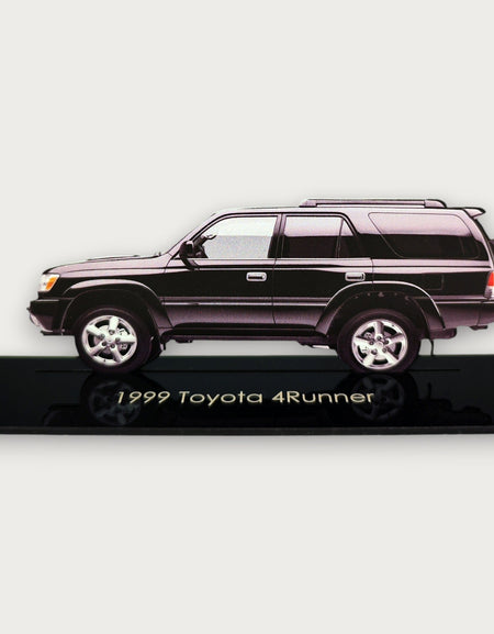 1999 Toyota 4Runner (1) Metal Araba Duvar Sanatı, Renkli 2D Pres Döküm Araba Dekoru, Siluet Metal Duvar Sanatı, Araba Severler İçin Hediye, Ayrıntılı Renkli Metal Araba