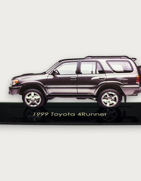 1999 Toyota 4Runner (2) Metal Car Wall Art, Color 2D Diecast Car Decor, Silhouette Metal Wall Art, Gift For Car Lovers, Detailed Color Metal Car