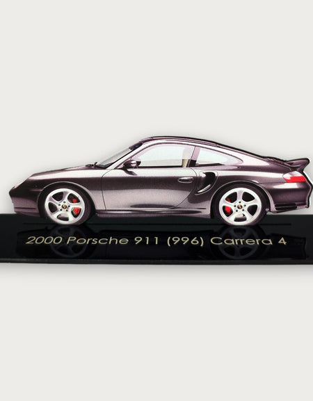 2000 Porsche 911 (996) Carrera 4 (2) Metal Araba Duvar Sanatı, Renkli 2D Pres Döküm Araba Dekoru, Siluet Metal Duvar Sanatı, Araba Severler İçin Hediye, Ayrıntılı Renkli Metal Araba