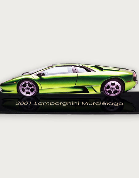 2001 Lamborghini Murciélago (1) Metal Araba Duvar Sanatı, Renkli 2D Pres Döküm Araba Dekoru, Siluet Metal Duvar Sanatı, Araba Severler İçin Hediye, Ayrıntılı Renkli Metal Araba