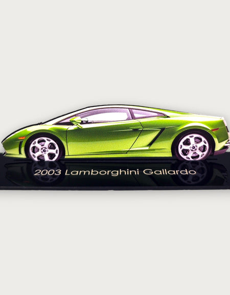 2003 Lamborghini Gallardo (1) Metal Araba Duvar Sanatı, Renkli 2D Pres Döküm Araba Dekoru, Siluet Metal Duvar Sanatı, Araba Severler İçin Hediye, Ayrıntılı Renkli Metal Araba
