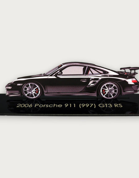 2006 Porsche 911 (997) GT3 RS (1) Metal Araba Duvar Sanatı, Renkli 2D Pres Döküm Araba Dekoru, Siluet Metal Duvar Sanatı, Araba Severler İçin Hediye, Ayrıntılı Renkli Metal Araba