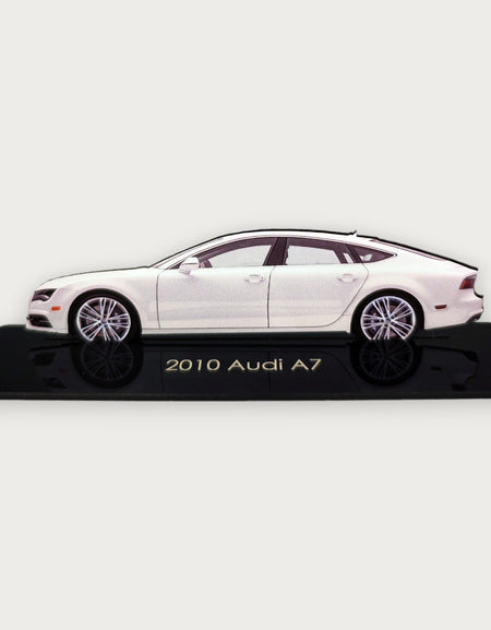 2010 Audi A7 (2) Metal Araba Duvar Sanatı, Renkli 2D Pres Döküm Araba Dekoru, Siluet Metal Duvar Sanatı, Araba Severler İçin Hediye, Ayrıntılı Renkli Metal Araba