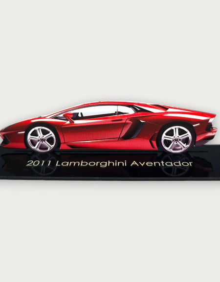 2011 Lamborghini Aventador (2) Metal Araba Duvar Sanatı, Renkli 2D Pres Döküm Araba Dekoru, Siluet Metal Duvar Sanatı, Araba Severler İçin Hediye, Ayrıntılı Renkli Metal Araba