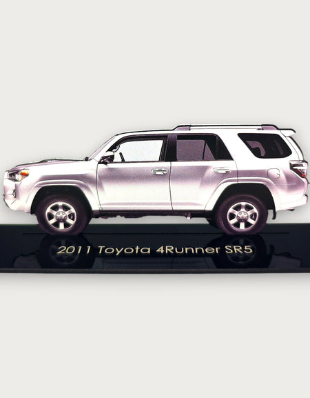 2011 Toyota 4Runner SR5 (1) Metal Car Wall Art, Color 2D Diecast Car Decor, Silhouette Metal Wall Art, Gift For Car Lovers, Detailed Color Metal Car