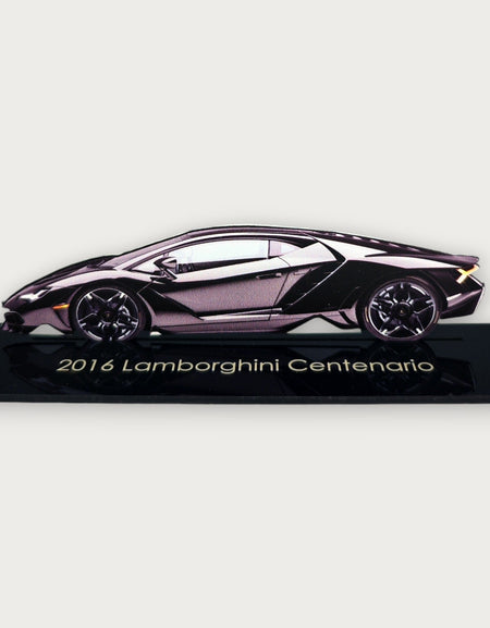 2016 Lamborghini Centenario (1) Metal Araba Duvar Sanatı, Renkli 2D Pres Döküm Araba Dekoru, Siluet Metal Duvar Sanatı, Araba Severler İçin Hediye, Ayrıntılı Renkli Metal Araba