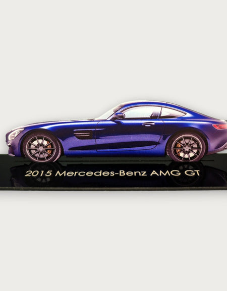 2015 Mercedes-Benz AMG GT (1) Metal Araba Duvar Sanatı, Renkli 2D Pres Döküm Araba Dekoru, Siluet Metal Duvar Sanatı, Araba Severler İçin Hediye, Ayrıntılı Renkli Metal Araba