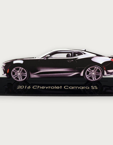 2016 Chevrolet Camaro SS (1) Metal Araba Duvar Sanatı, Renkli 2D Pres Döküm Araba Dekoru, Siluet Metal Duvar Sanatı, Araba Severler İçin Hediye, Ayrıntılı Renkli Metal Araba