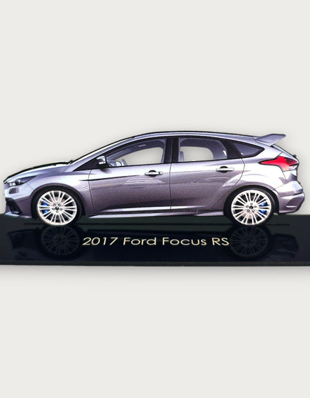 2017 Ford Focus RS (1) Metal Araba Duvar Sanatı, Renkli 2D Pres Döküm Araba Dekoru, Siluet Metal Duvar Sanatı, Araba Severler İçin Hediye, Ayrıntılı Renkli Metal Araba