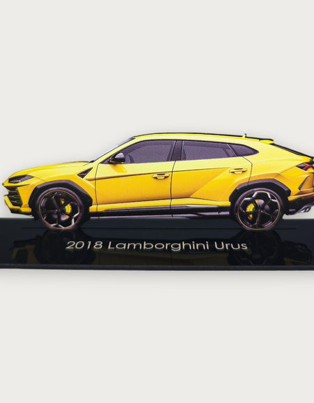 2018 Lamborghini Urus (2) Metal Araba Duvar Sanatı, Renkli 2D Pres Döküm Araba Dekoru, Siluet Metal Duvar Sanatı, Araba Severler İçin Hediye, Ayrıntılı Renkli Metal Araba