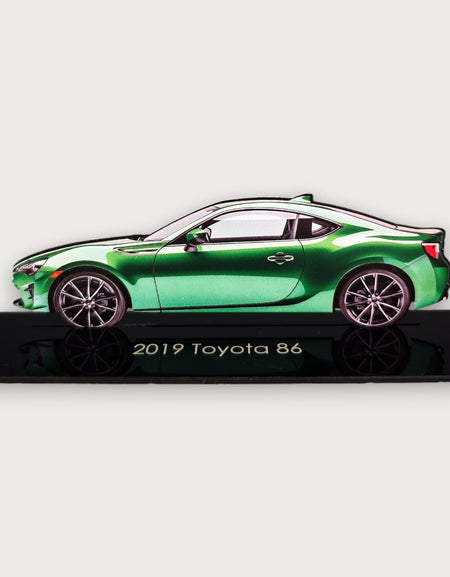 2019 Toyota 86 (1) Metal Araba Duvar Sanatı, Renkli 2D Pres Döküm Araba Dekoru, Siluet Metal Duvar Sanatı, Araba Severler İçin Hediye, Ayrıntılı Renkli Metal Araba