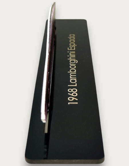 1968 Lamborghini Espada (1) Metal Araba Duvar Sanatı, Renkli 2D Pres Döküm Araba Dekoru, Siluet Metal Duvar Sanatı, Araba Severler İçin Hediye, Ayrıntılı Renkli Metal Araba