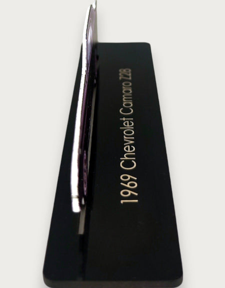 1969 Chevrolet Camaro Z28 (1) Metal Car Wall Art, Color 2D Diecast Car Decor, Silhouette Metal Wall Art, Gift For Car Lovers, Detailed Color Metal Car