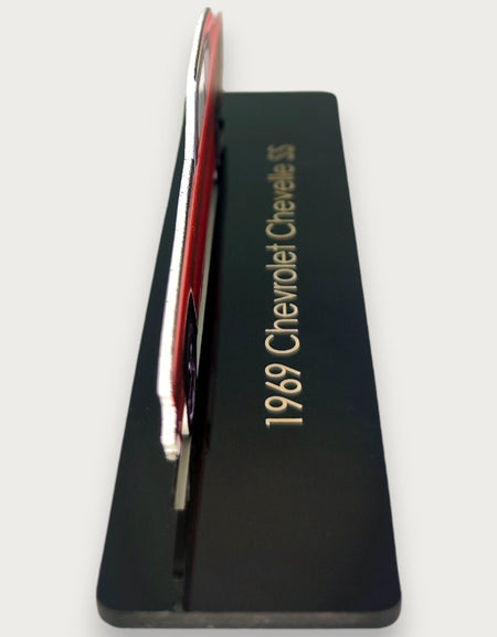 1969 Chevrolet Chevelle SS (2) Metal Araba Duvar Sanatı, Renkli 2D Pres Döküm Araba Dekoru, Siluet Metal Duvar Sanatı, Araba Severler İçin Hediye, Ayrıntılı Renkli Metal Araba