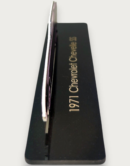 1971 Chevrolet Chevelle SS (1) Metal Araba Duvar Sanatı, Renkli 2D Pres Döküm Araba Dekoru, Siluet Metal Duvar Sanatı, Araba Severler İçin Hediye, Ayrıntılı Renkli Metal Araba