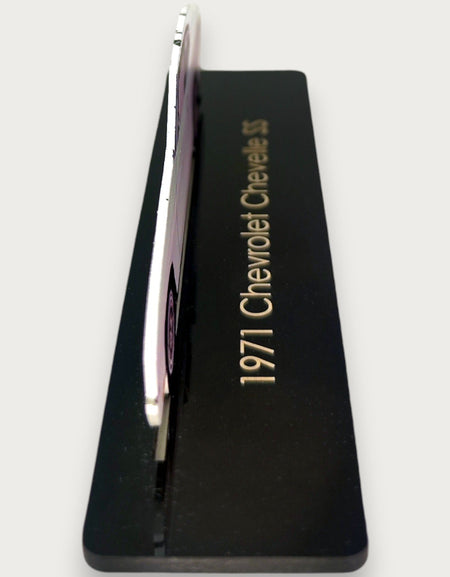 1971 Chevrolet Chevelle SS (2) Metal Araba Duvar Sanatı, Renkli 2D Pres Döküm Araba Dekoru, Siluet Metal Duvar Sanatı, Araba Severler İçin Hediye, Ayrıntılı Renkli Metal Araba