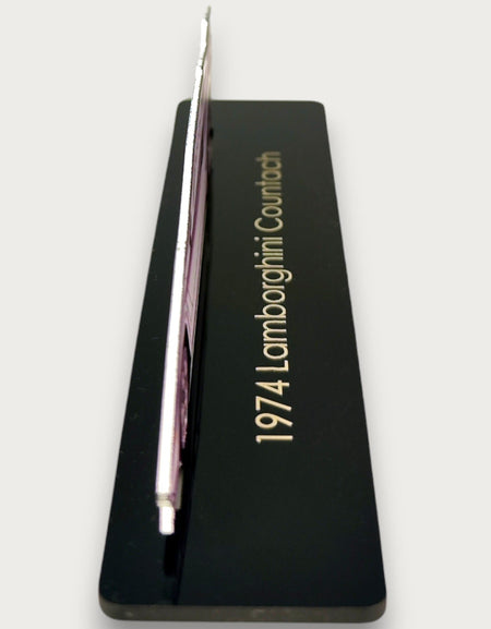 1974 Lamborghini Countach (2) Metal Araba Duvar Sanatı, Renkli 2D Pres Döküm Araba Dekoru, Siluet Metal Duvar Sanatı, Araba Severler İçin Hediye, Ayrıntılı Renkli Metal Araba