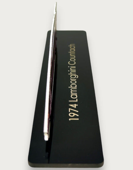 1974 Lamborghini Countach (1) Metal Araba Duvar Sanatı, Renkli 2D Pres Döküm Araba Dekoru, Siluet Metal Duvar Sanatı, Araba Severler İçin Hediye, Ayrıntılı Renkli Metal Araba