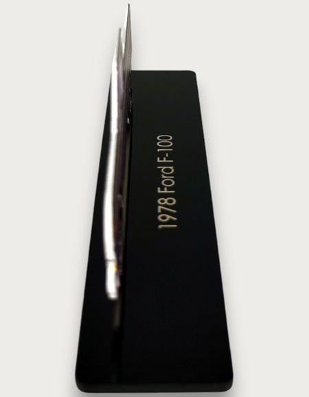 1978 Ford F-100 (1) Metal Araba Duvar Sanatı, Renkli 2D Pres Döküm Araba Dekoru, Siluet Metal Duvar Sanatı, Araba Severler İçin Hediye, Ayrıntılı Renkli Metal Araba