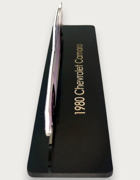 1980 Chevrolet Camaro (2) Metal Araba Duvar Sanatı, Renkli 2D Pres Döküm Araba Dekoru, Siluet Metal Duvar Sanatı, Araba Severler İçin Hediye, Ayrıntılı Renkli Metal Araba