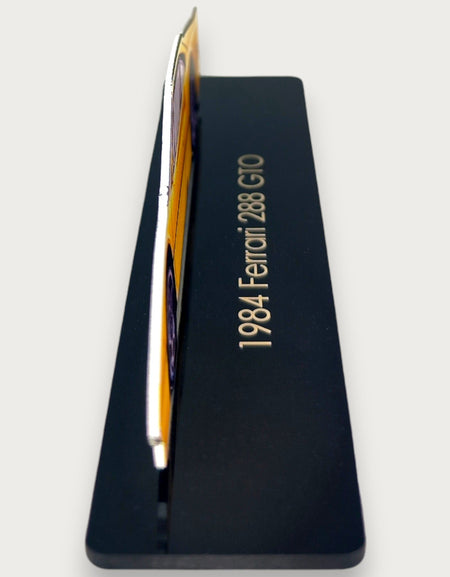 1984 Ferrari 288 GTO (2) Metal Araba Duvar Sanatı, Renkli 2D Pres Döküm Araba Dekoru, Siluet Metal Duvar Sanatı, Araba Severler İçin Hediye, Ayrıntılı Renkli Metal Araba