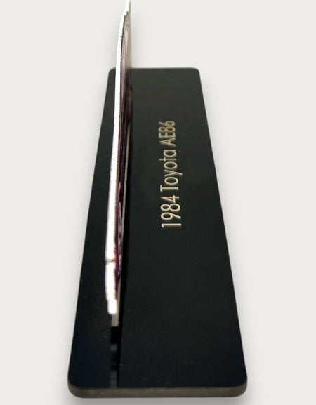 1984 Toyota AE86 (1) Metal Araba Duvar Sanatı, Renkli 2D Pres Döküm Araba Dekoru, Siluet Metal Duvar Sanatı, Araba Severler İçin Hediye, Ayrıntılı Renkli Metal Araba