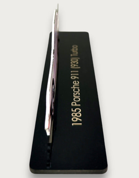 1985 Porsche 911 (930) Turbo (2) Metal Araba Duvar Sanatı, Renkli 2D Pres Döküm Araba Dekoru, Siluet Metal Duvar Sanatı, Araba Severler İçin Hediye, Ayrıntılı Renkli Metal Araba